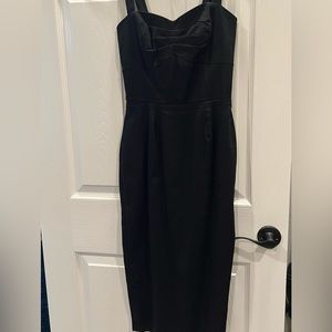 deadly dames by Micheline Pitt vamp dress in black.